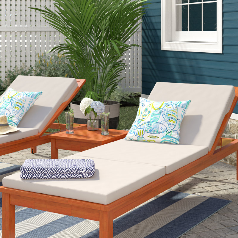 Highland Dunes Indoor/Outdoor Chaise Lounge Cushion & Reviews Wayfair